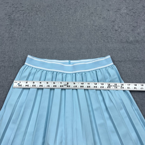 Peter Millar Mickey‎ Pleated Skort Women's Small Blue Lined Tennis Golf Skirt - Picture 8 of 12